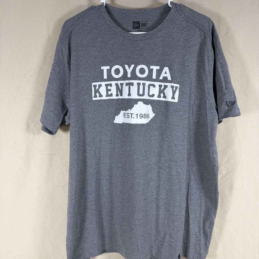 Toyota Kentucky New Era Gray T Shirt Men's XL Georgetown Auto Plant (TMMK)